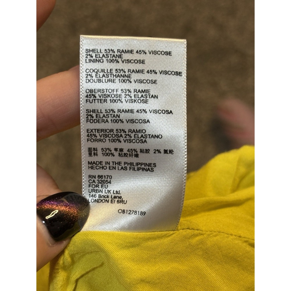 Maeve by Anthropologie‎ Yellow A-Line Summer Dress L - Picture 6 of 6
